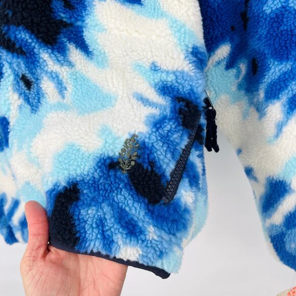 NEW Free People $168 Rocky Ridge Oversized Combo Fleece Jacket Women's Small - Picture 6 of 13